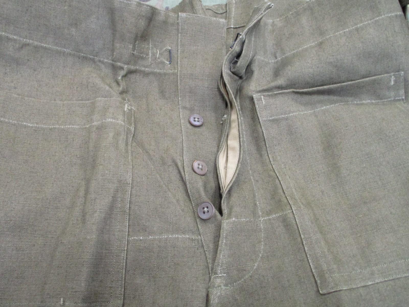 Vintage Military Canvas Overpants – OD Green, Stamped, Cold Weather Shell - Centex Military Gear