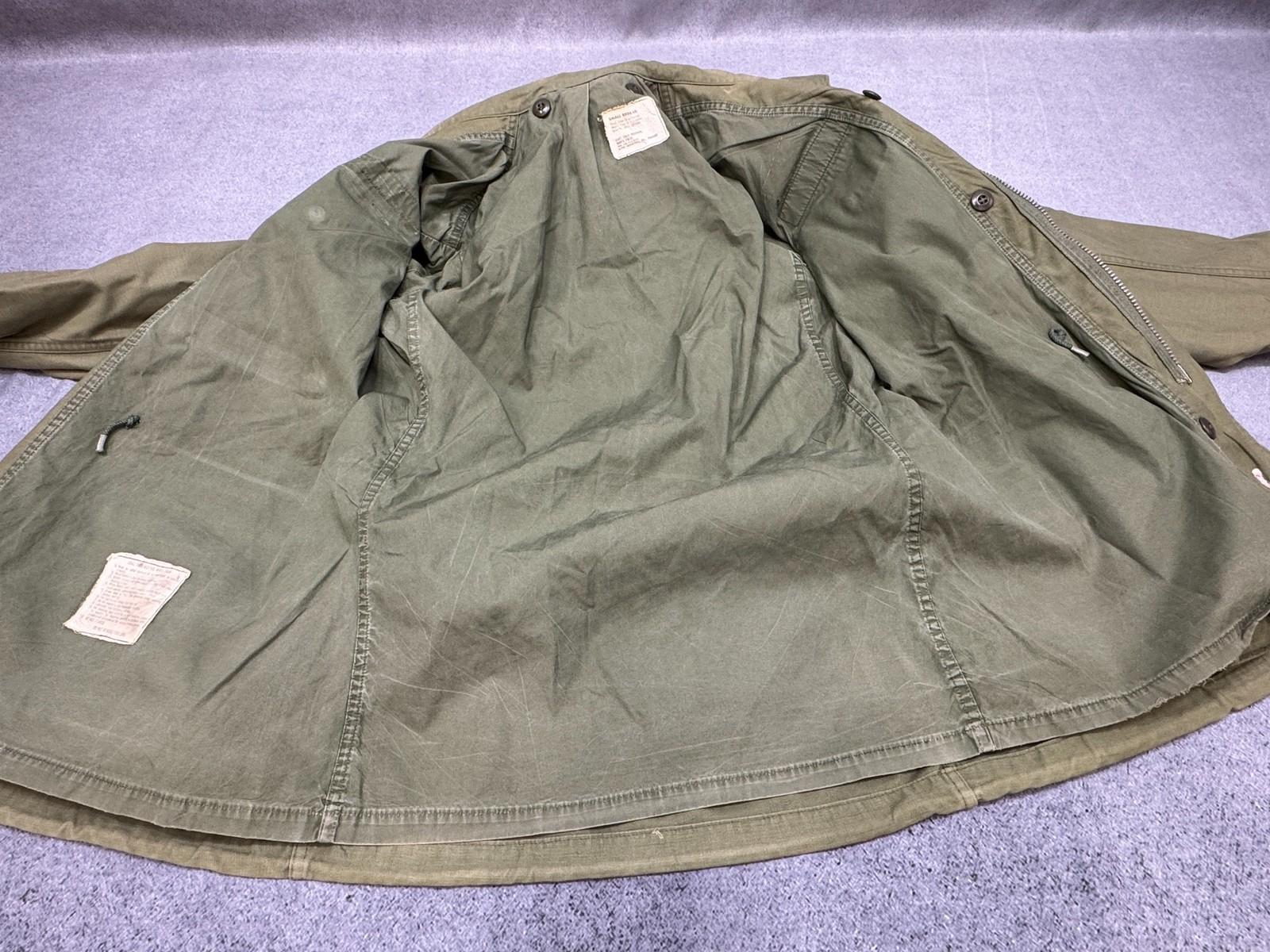 US Army M-1965 Field Jacket Small Regular Alpha Industries Vietnam Era Coat - Centex Military Gear