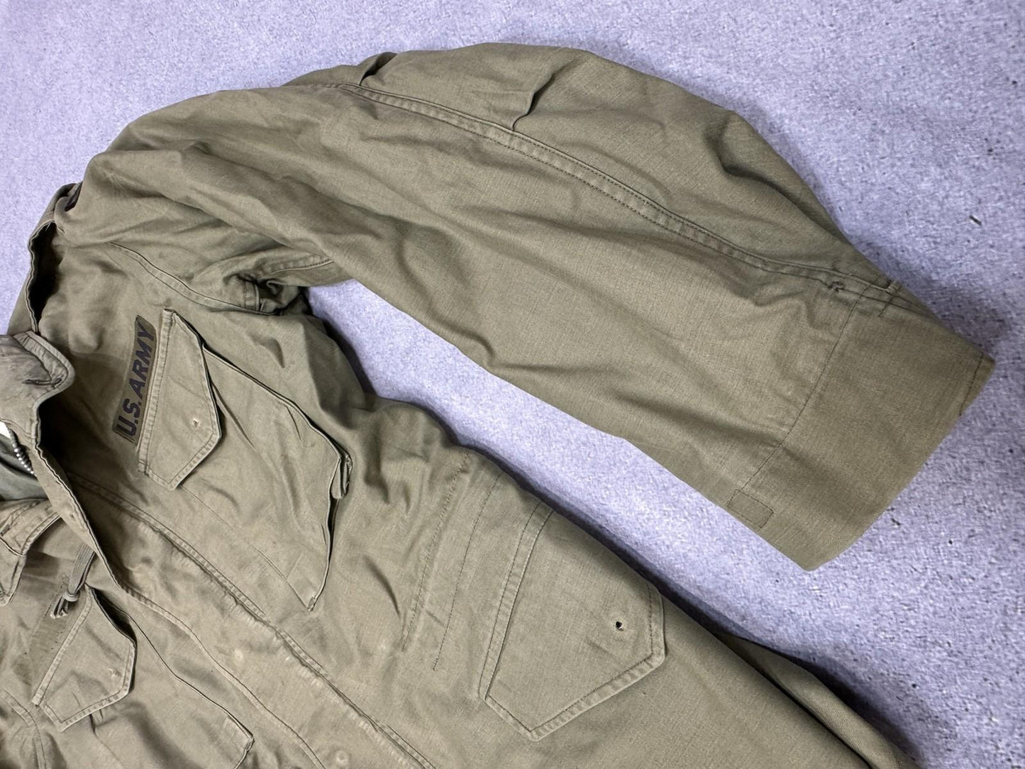 US Army M-1965 Field Jacket Small Regular Alpha Industries Vietnam Era Coat - Centex Military Gear