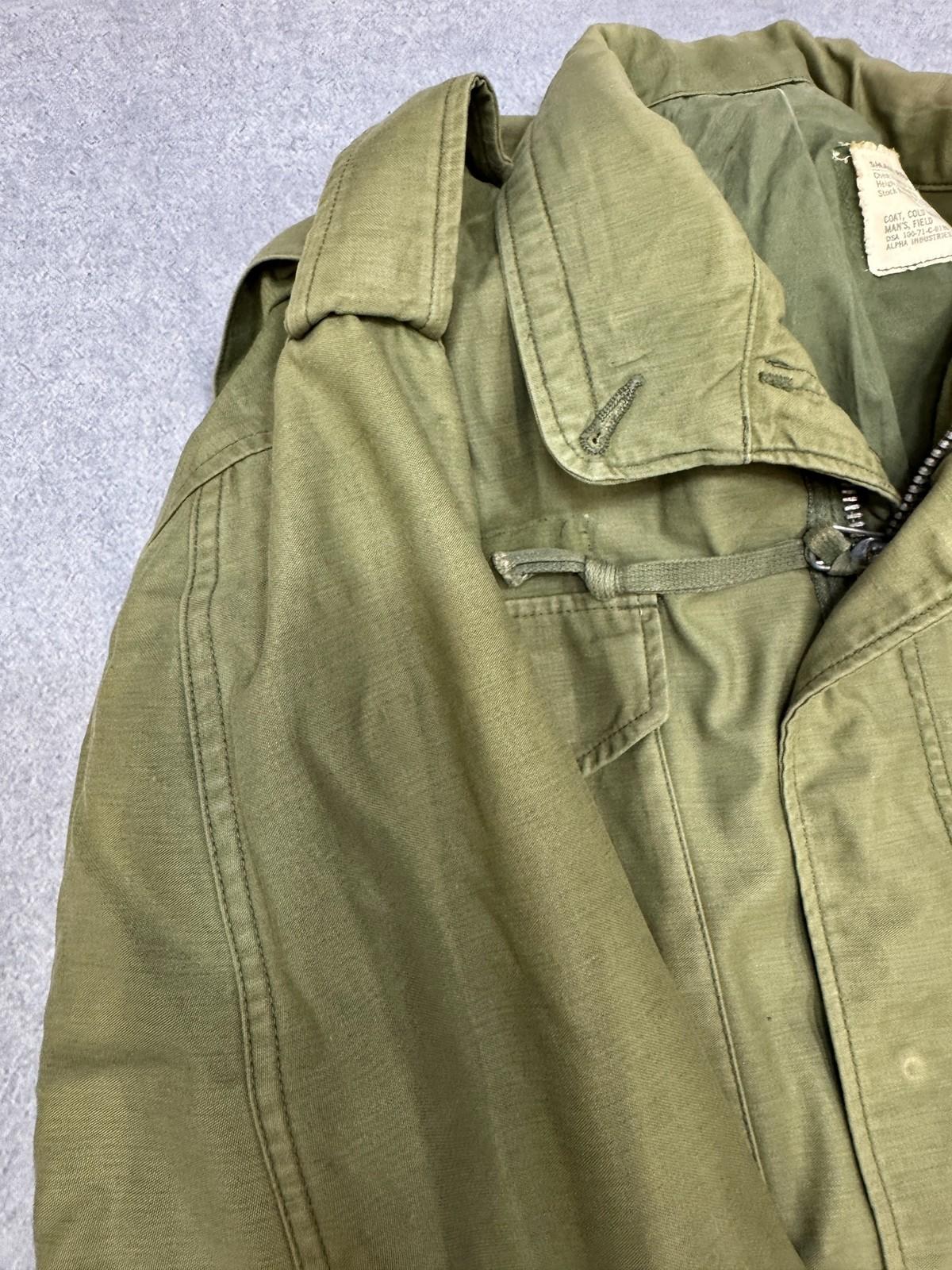 US Army M-1965 Field Jacket Small Regular Alpha Industries Vietnam Era Coat - Centex Military Gear