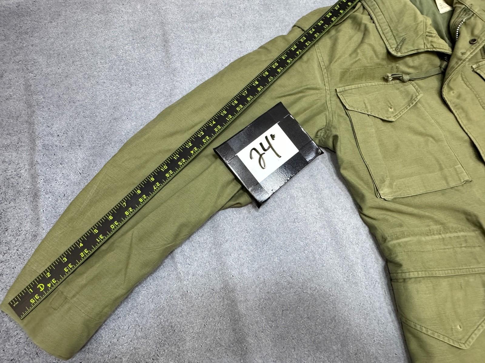 US Army M-1965 Field Jacket Small Regular Alpha Industries Vietnam Era Coat - Centex Military Gear