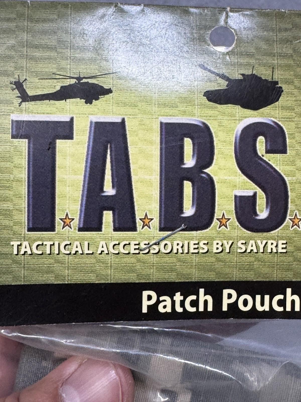 TABS SAYRE Patch Pouch ACU Digital Camo MOLLE Morale Patch Holder Hook/Loop - Centex Military Gear