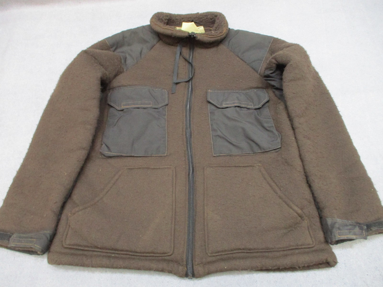 US Military Brown Bear Suit Cold Weather Jacket Pile Jacket Med Synthetic Pile - Centex Military Gear