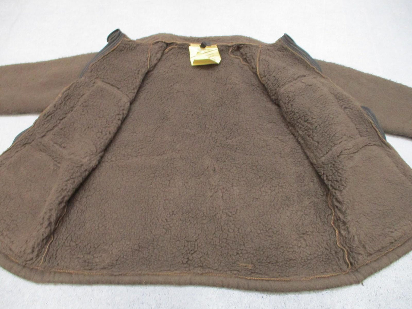 US Military Brown Bear Suit Cold Weather Jacket Pile Jacket Med Synthetic Pile - Centex Military Gear