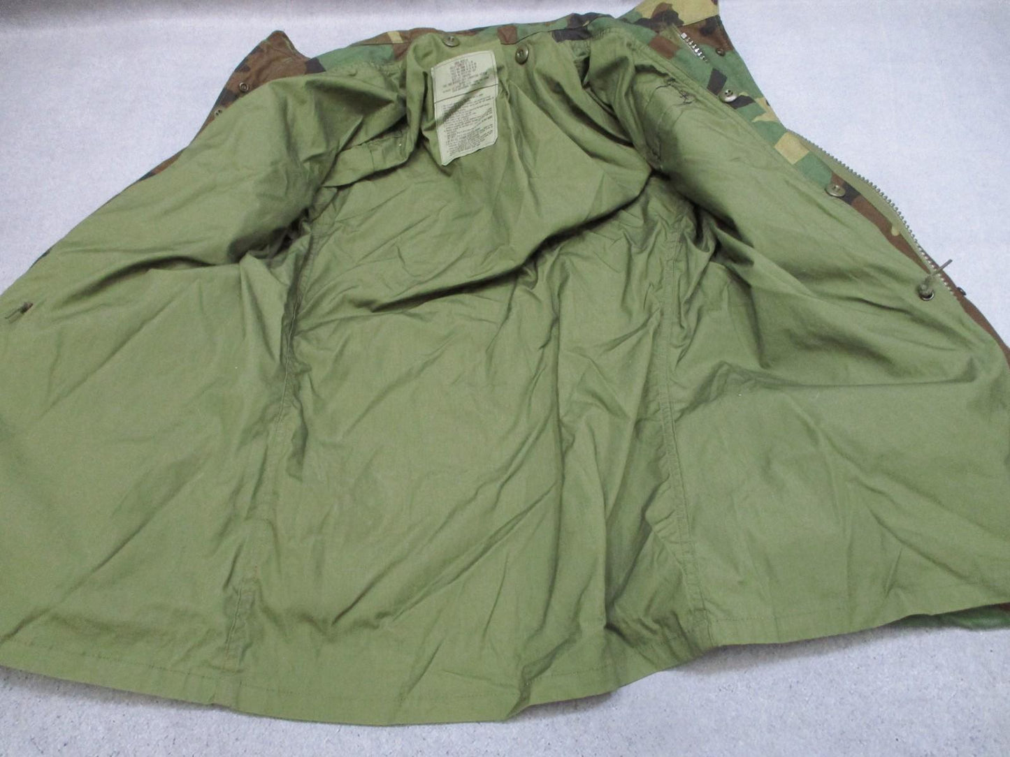 US Military M-65 Field Jacket Woodland Camo Small Regular Cold Weather Coat - Centex Military Gear