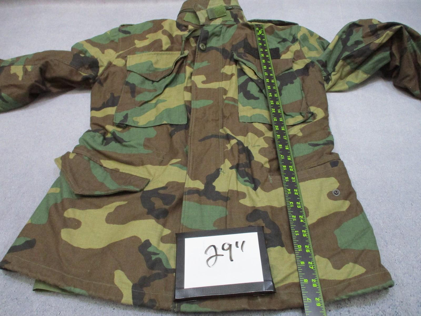 US Military M-65 Field Jacket Woodland Camo Small Regular Cold Weather Coat - Centex Military Gear