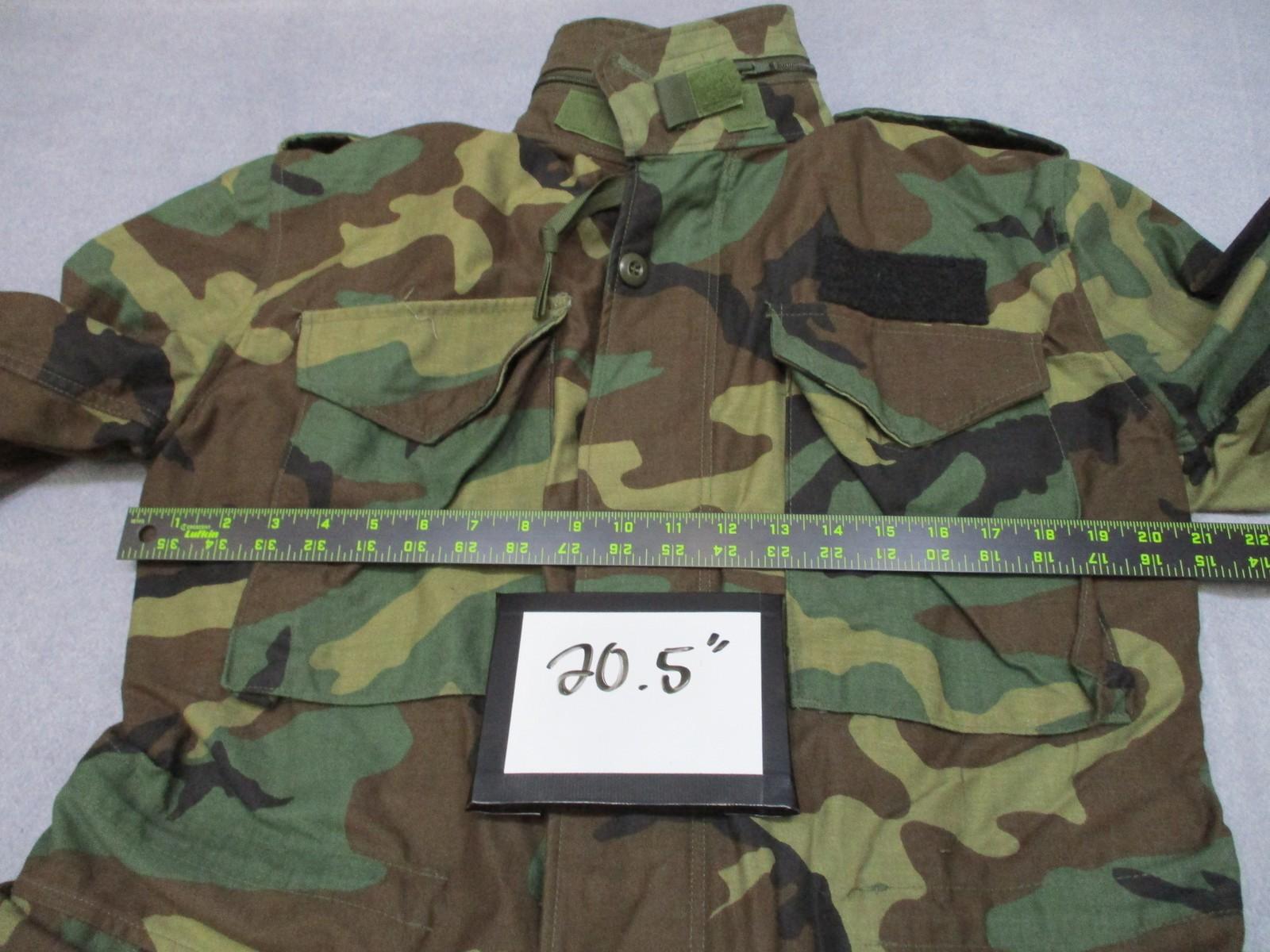 US Military M-65 Field Jacket Woodland Camo Small Regular Cold Weather Coat - Centex Military Gear