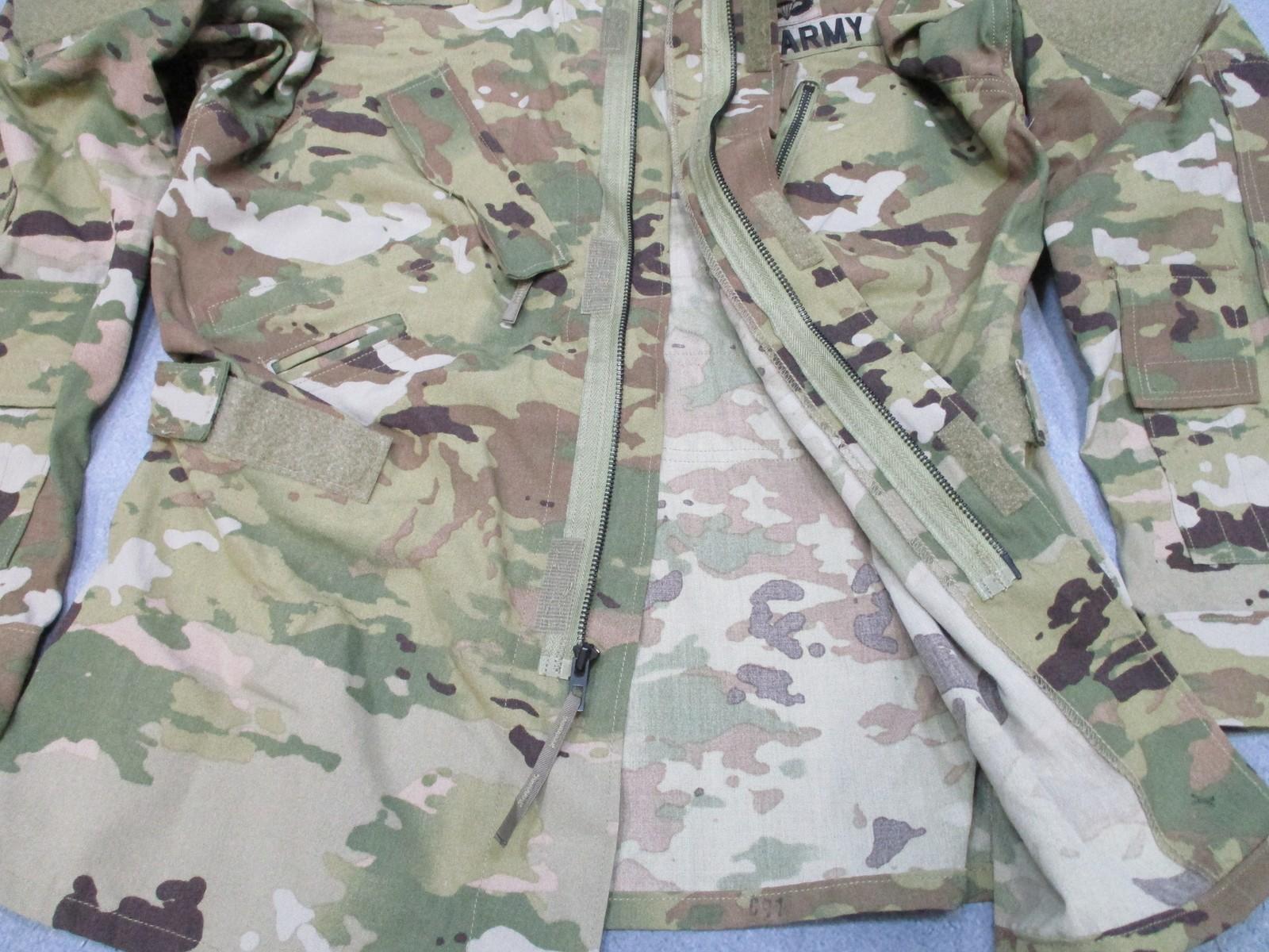 US Army Combat Aircrew Coat Medium-Regular Medical, Aviation, Parachutist Badges - Centex Military Gear