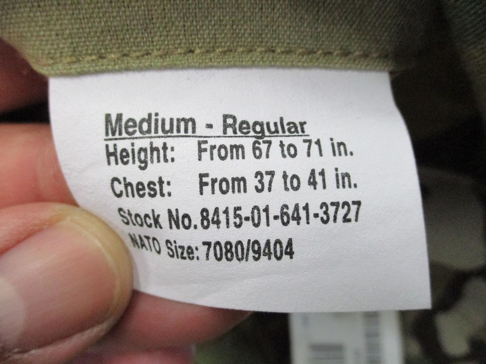 US Army Combat Aircrew Coat Medium-Regular Medical, Aviation, Parachutist Badges - Centex Military Gear