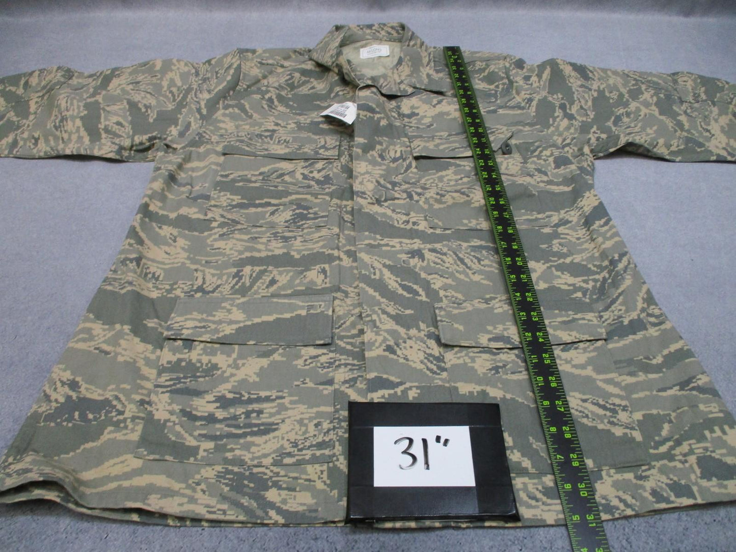 US Air Force ABU Utility Shirt Men's Size 44 Long Camouflage Digital Tigerstripe - Centex Military Gear