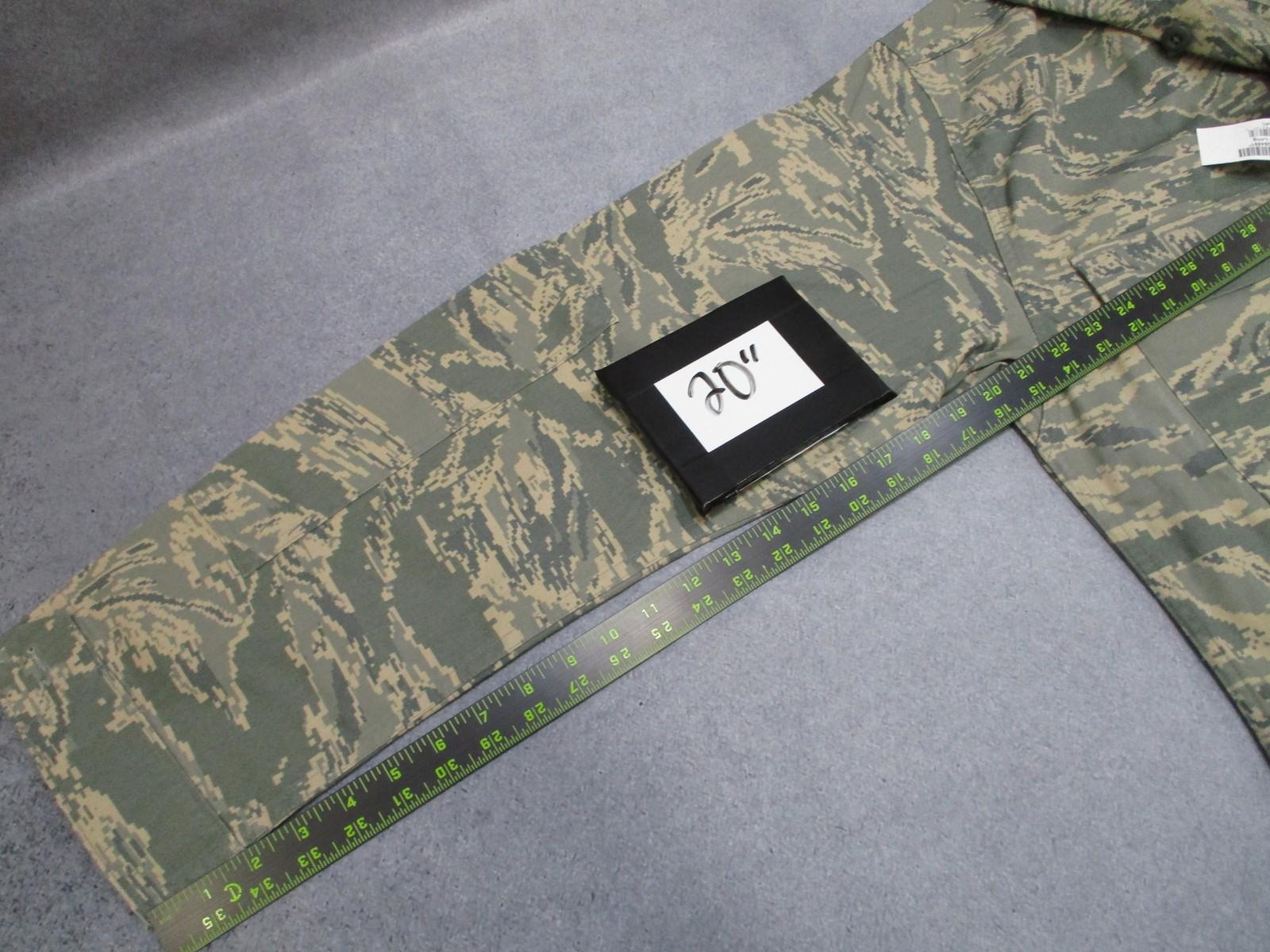 US Air Force ABU Utility Shirt Men's Size 44 Long Camouflage Digital Tigerstripe - Centex Military Gear