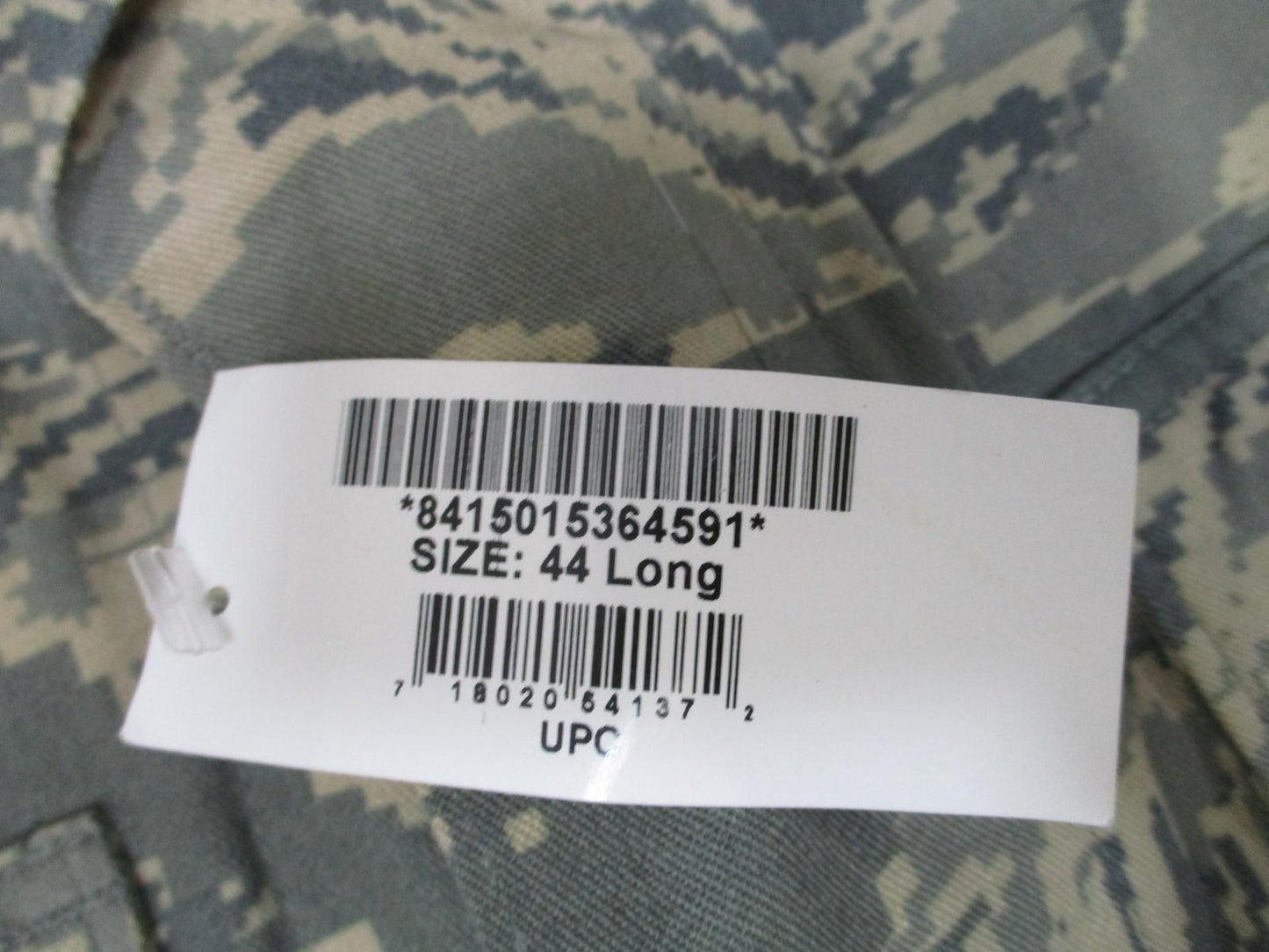 US Air Force ABU Utility Shirt Men's Size 44 Long Camouflage Digital Tigerstripe - Centex Military Gear
