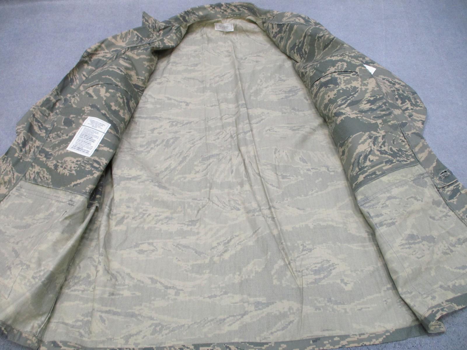 US Air Force ABU Utility Shirt Men's Size 44 Long Camouflage Digital Tigerstripe - Centex Military Gear