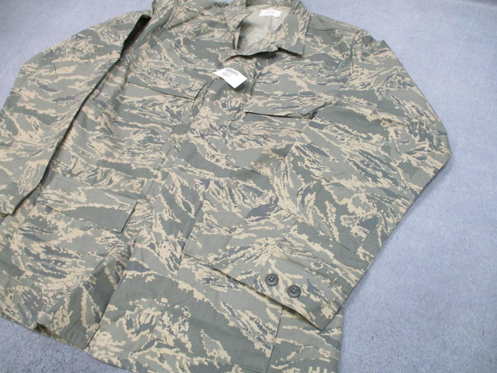 US Air Force ABU Utility Shirt Men's Size 44 Long Camouflage Digital Tigerstripe - Centex Military Gear