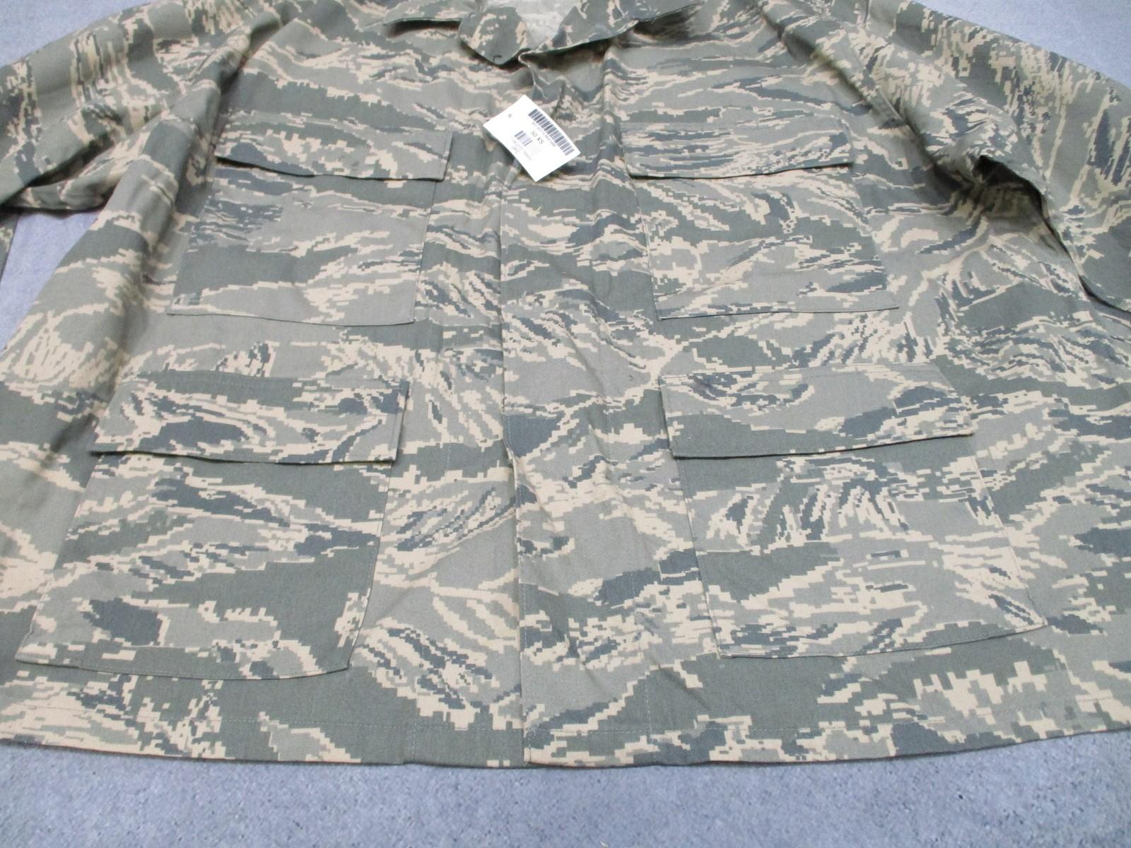 US Air Force Utility Camo Coat 50 X-Short 50% Nylon/50% Cotton Tigerstripe - Centex Military Gear