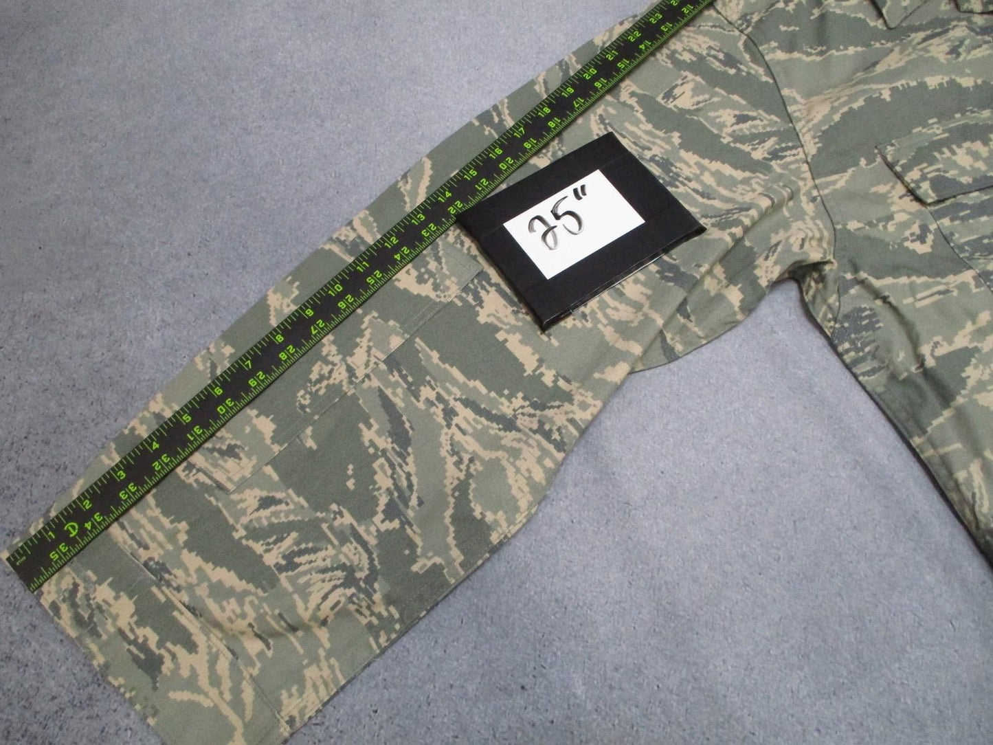 US Air Force Utility Camo Coat 50 X-Short 50% Nylon/50% Cotton Tigerstripe - Centex Military Gear