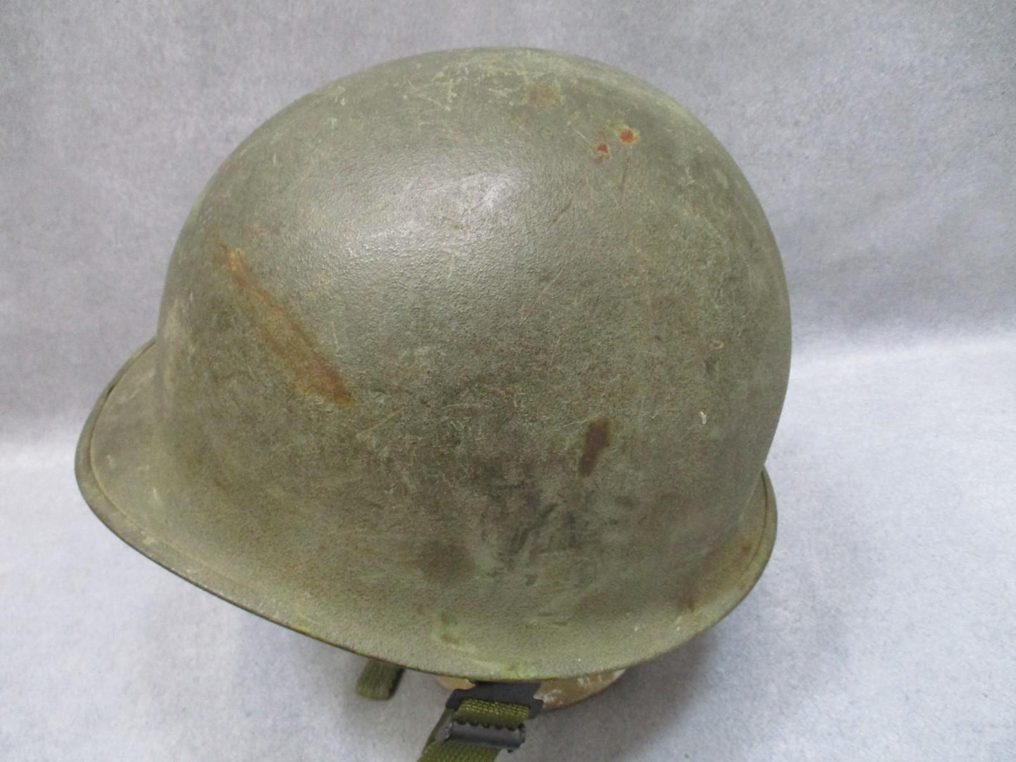 USGI M1 Steel Pot Helmet w/ Liner & Chinstrap Woodland Cover 1984 - Centex Military Gear