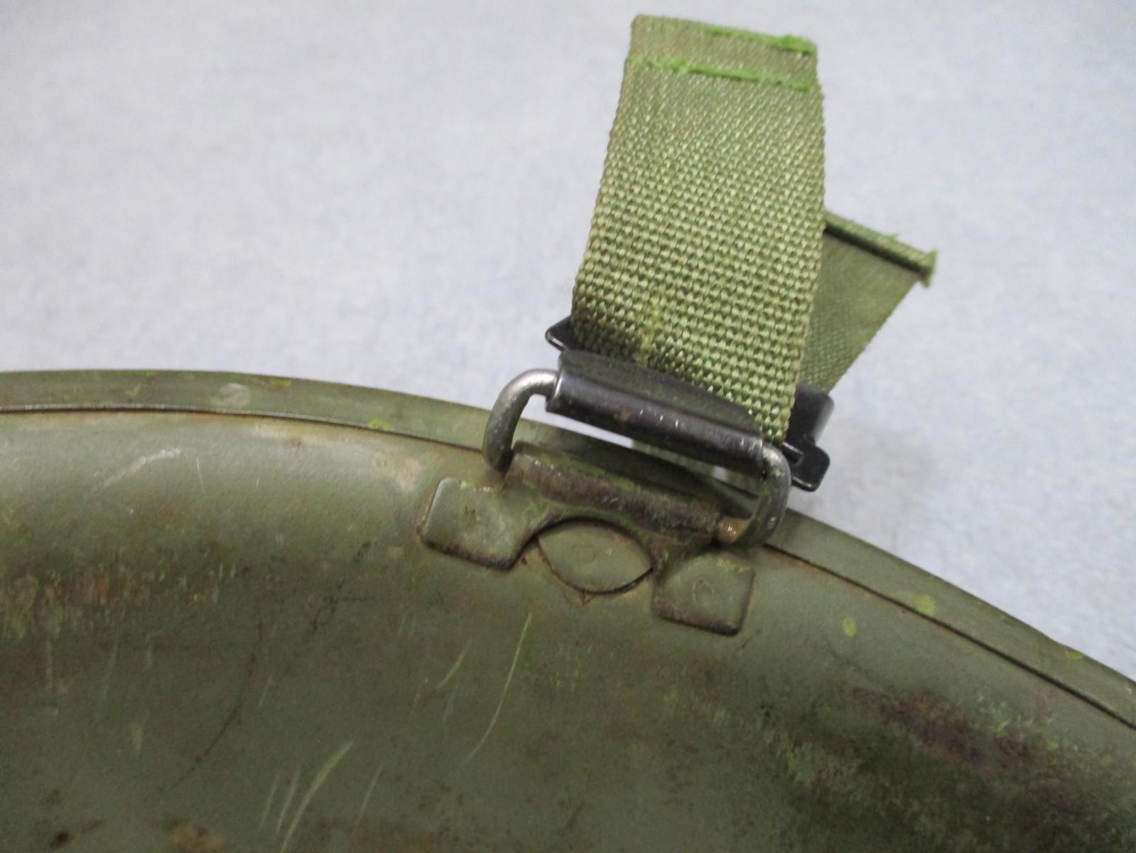 USGI M1 Steel Pot Helmet w/ Liner & Chinstrap Woodland Cover 1984 - Centex Military Gear