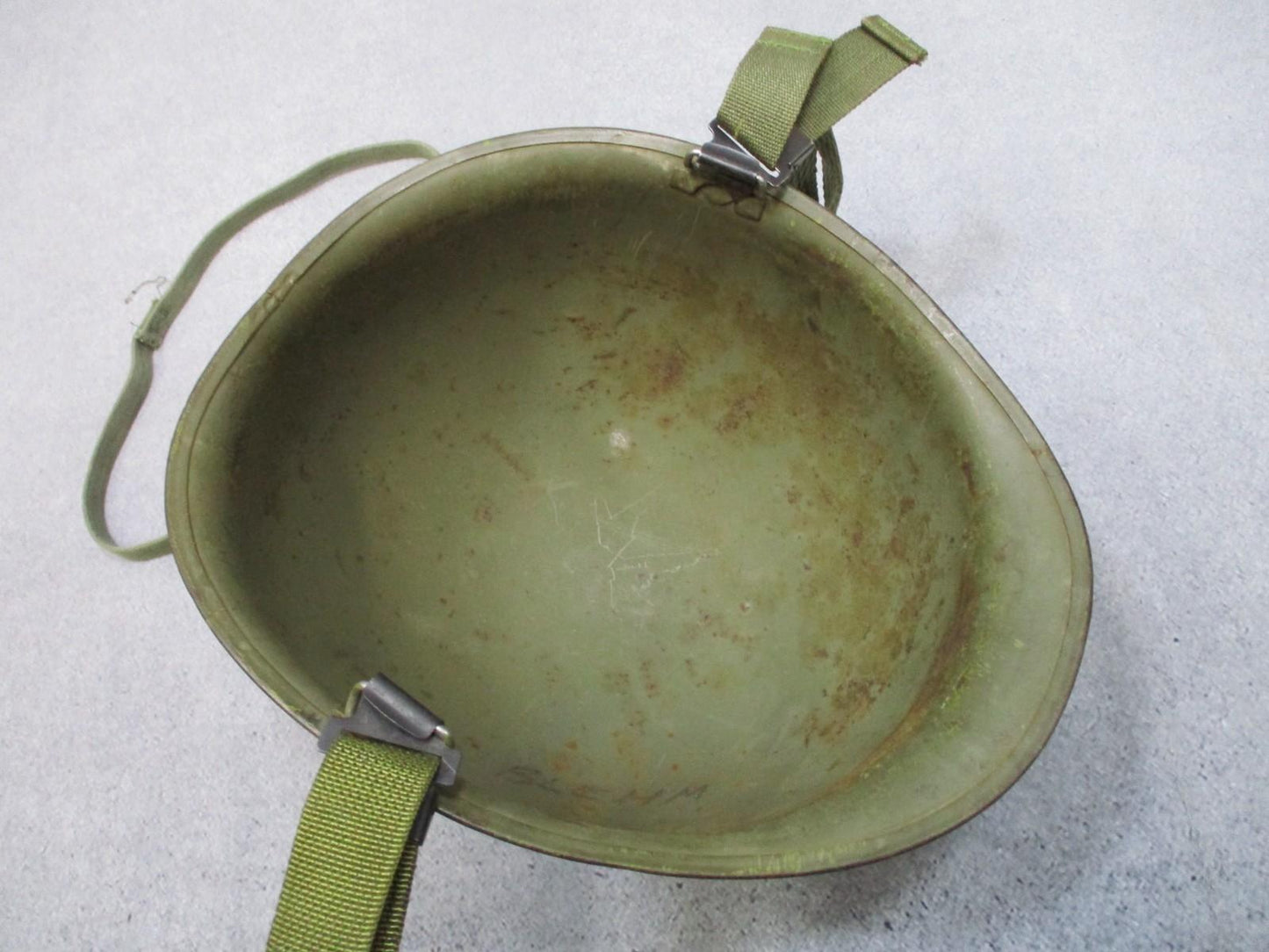 USGI M1 Steel Pot Helmet w/ Liner & Chinstrap Woodland Cover 1984 - Centex Military Gear