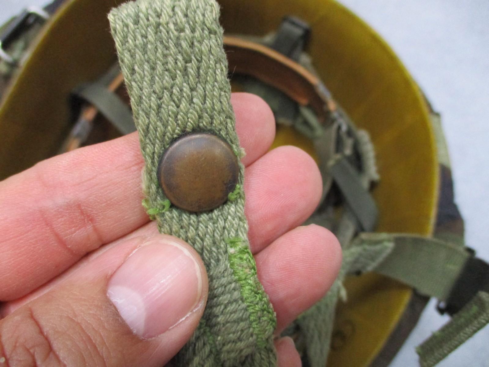 USGI M1 Steel Pot Helmet w/ Liner & Chinstrap Woodland Cover 1984 - Centex Military Gear