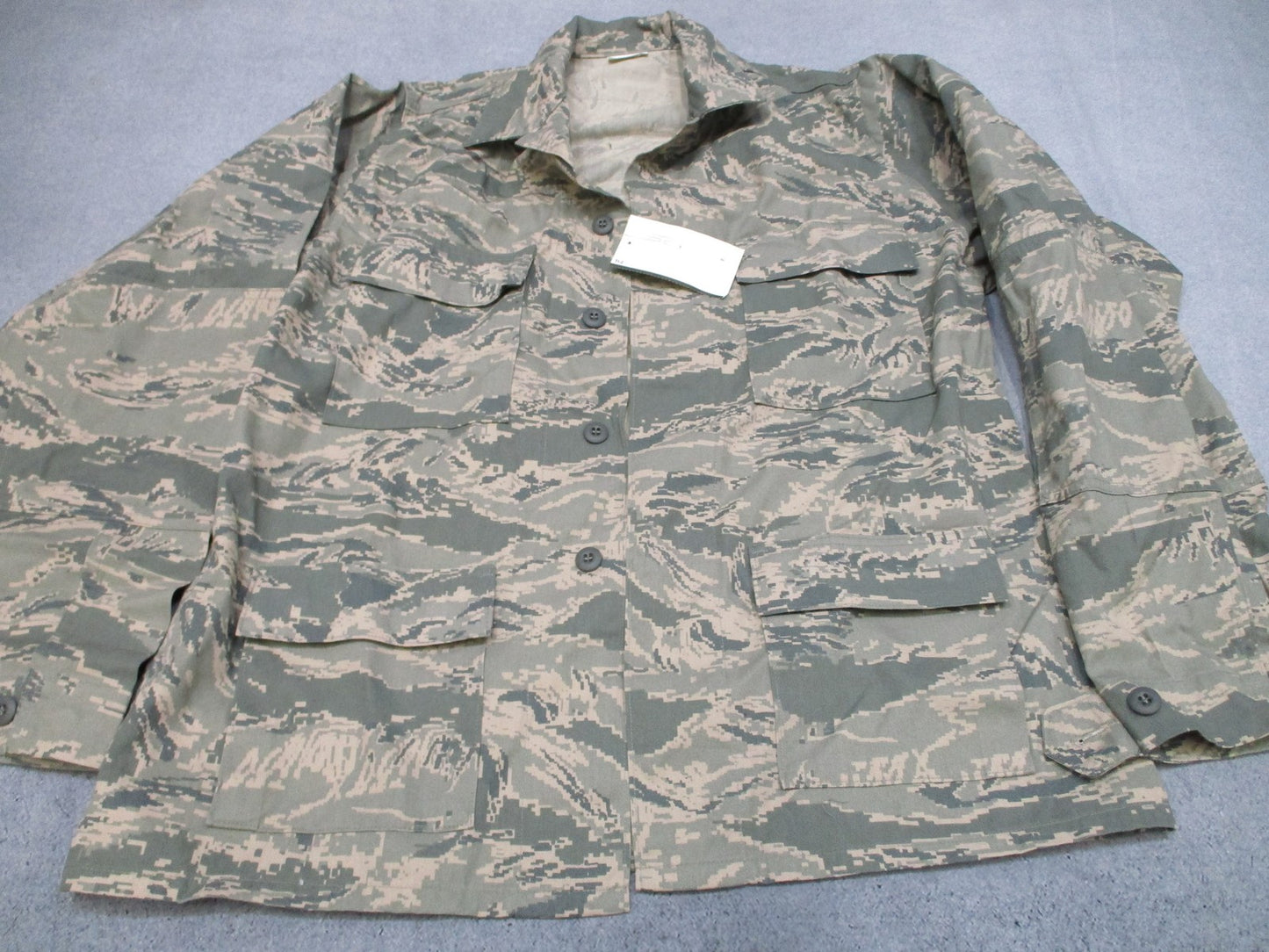 New U.S. Air Force ABU Utility Coat Jacket Men's 44 L DIGITAL 50% Nylon Cotton - Centex Military Gear