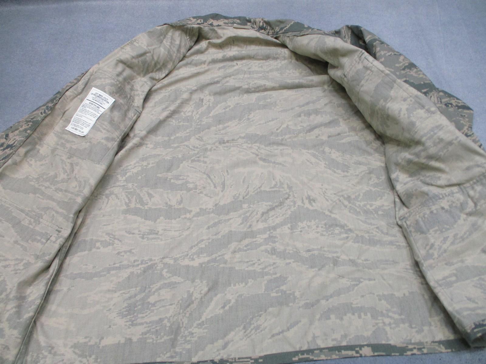 New U.S. Air Force ABU Utility Coat Jacket Men's 44 L DIGITAL 50% Nylon Cotton - Centex Military Gear