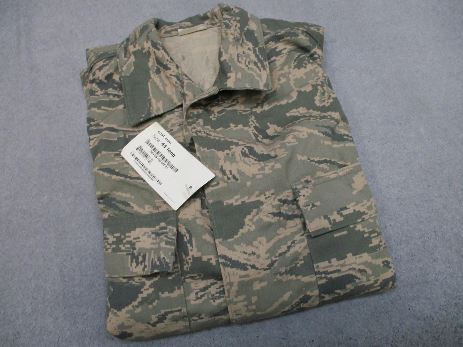 New U.S. Air Force ABU Utility Coat Jacket Men's 44 L DIGITAL 50% Nylon Cotton - Centex Military Gear