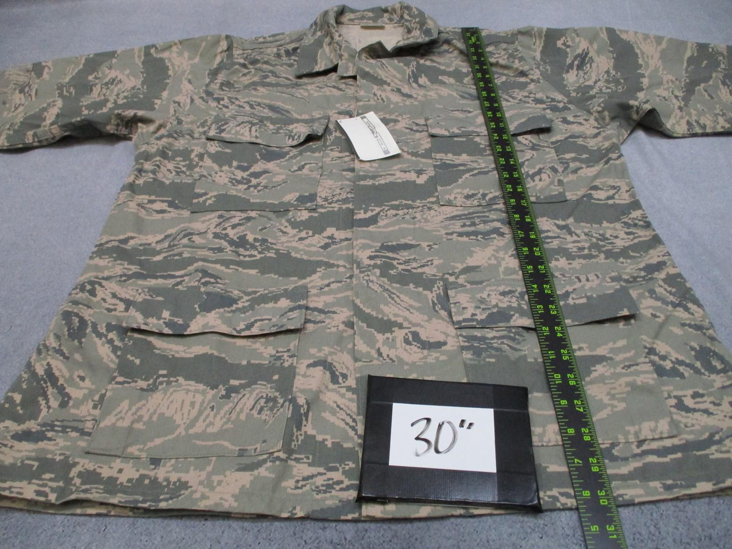 New U.S. Air Force ABU Utility Coat Jacket Men's 44 L DIGITAL 50% Nylon Cotton - Centex Military Gear