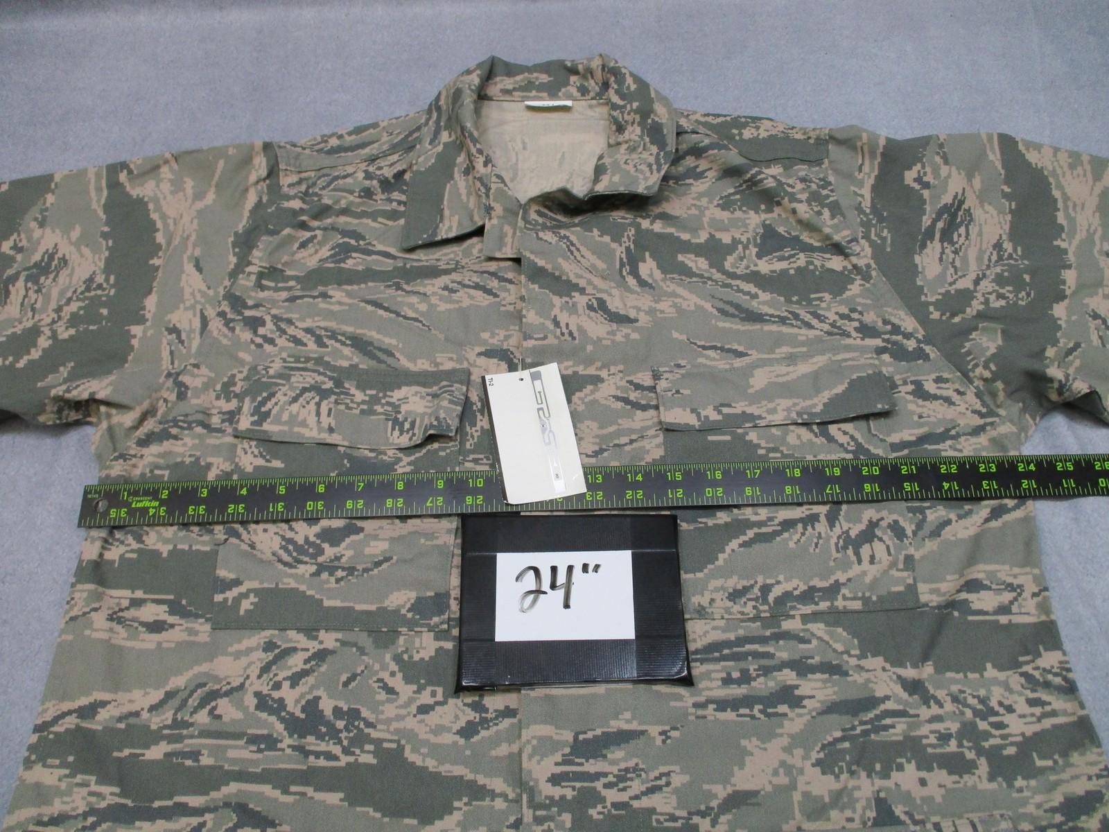 New U.S. Air Force ABU Utility Coat Jacket Men's 44 L DIGITAL 50% Nylon Cotton - Centex Military Gear