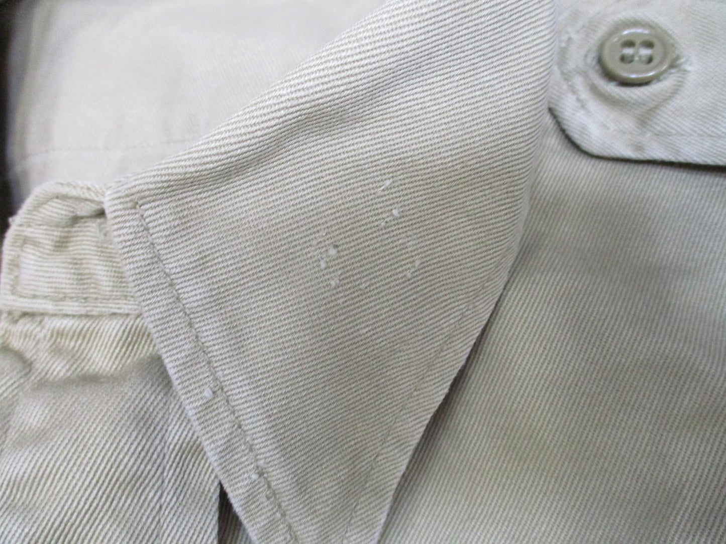 Vintage 1946 US Army Khaki Cotton Service Shirt Specialist Rank Patch - Centex Military Gear