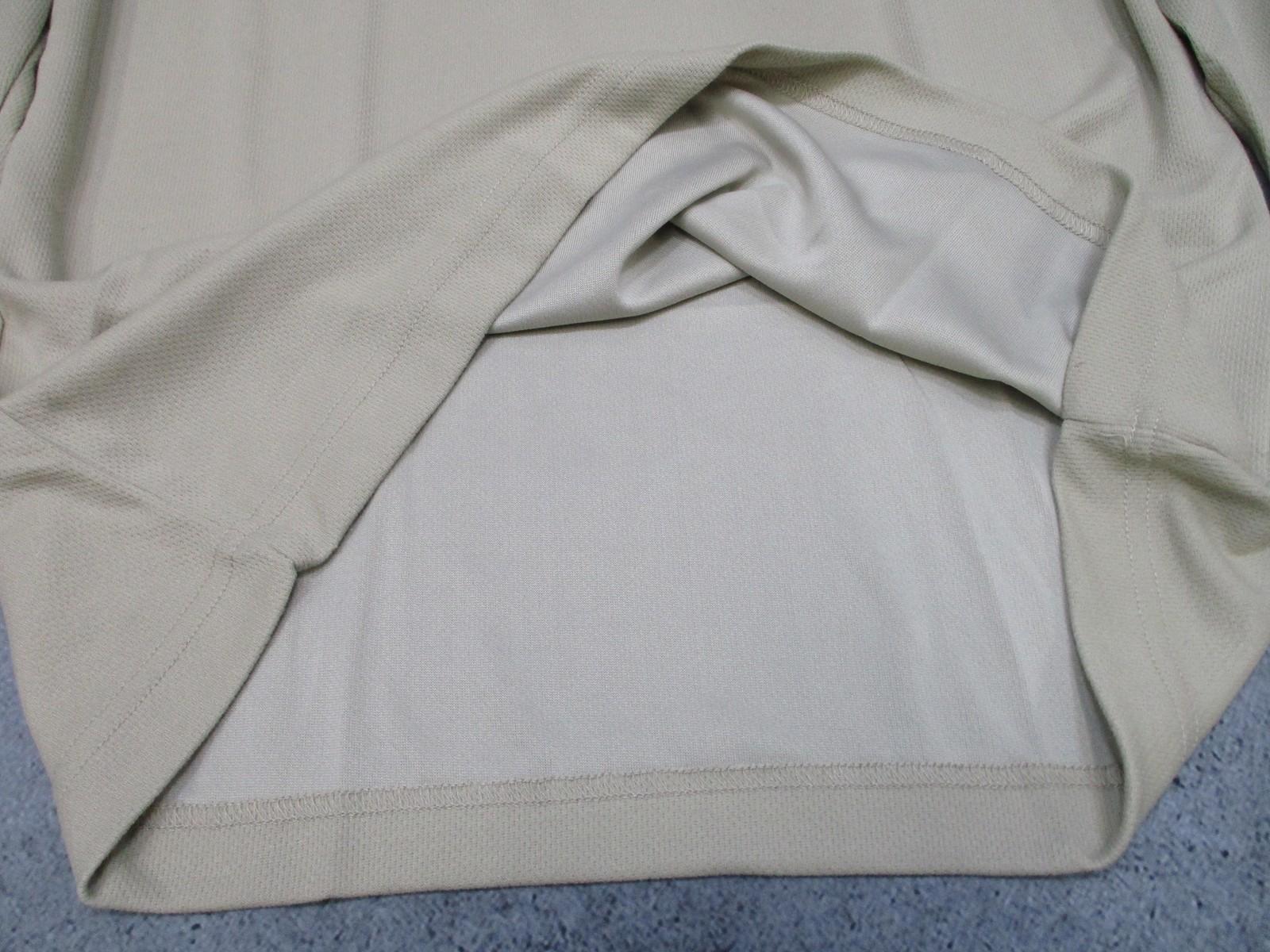 Advantage Midweight Sand Long Sleeve Polyester Base Layer Top Men's Large - Centex Military Gear