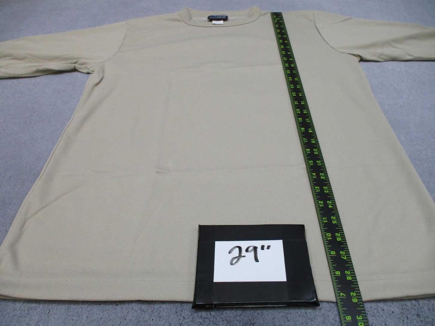 Advantage Midweight Sand Long Sleeve Polyester Base Layer Top Men's Large - Centex Military Gear