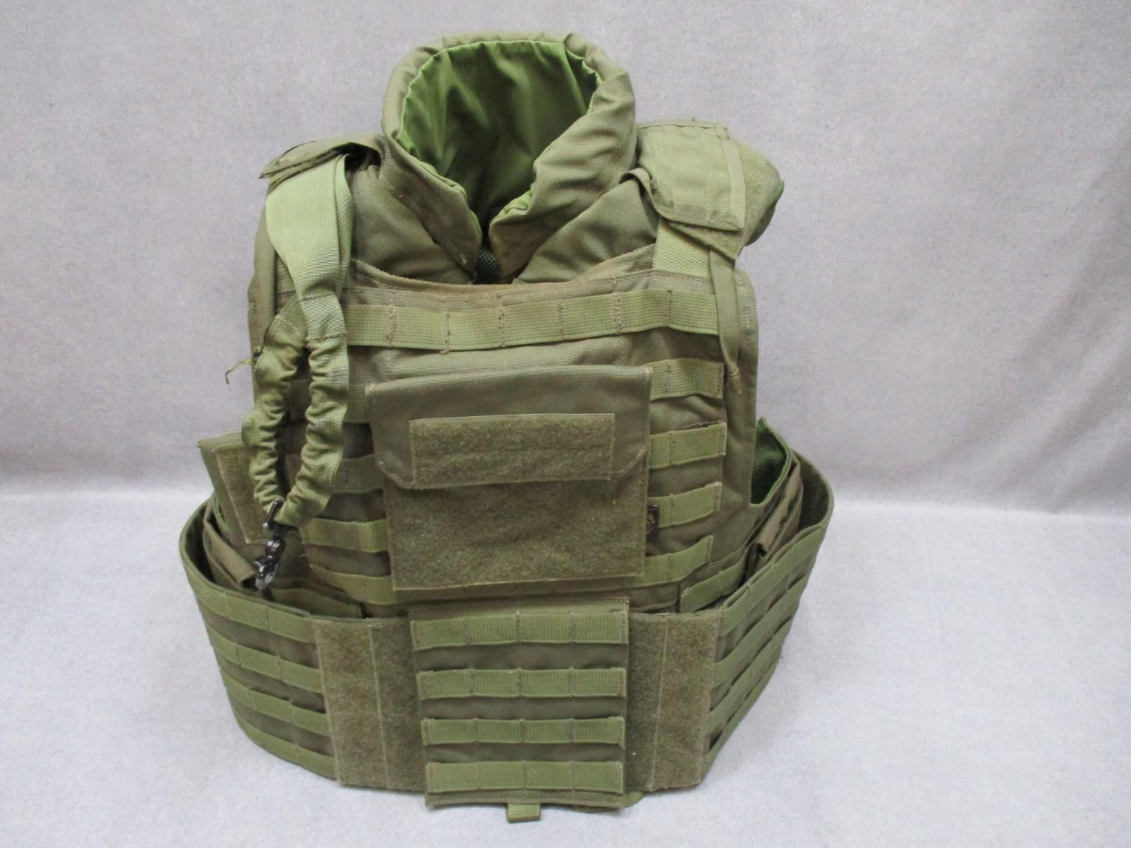 Rare Flyye Industries OD Green Plate Carrier – Large Quick Release Foam Inserts - Centex Military Gear