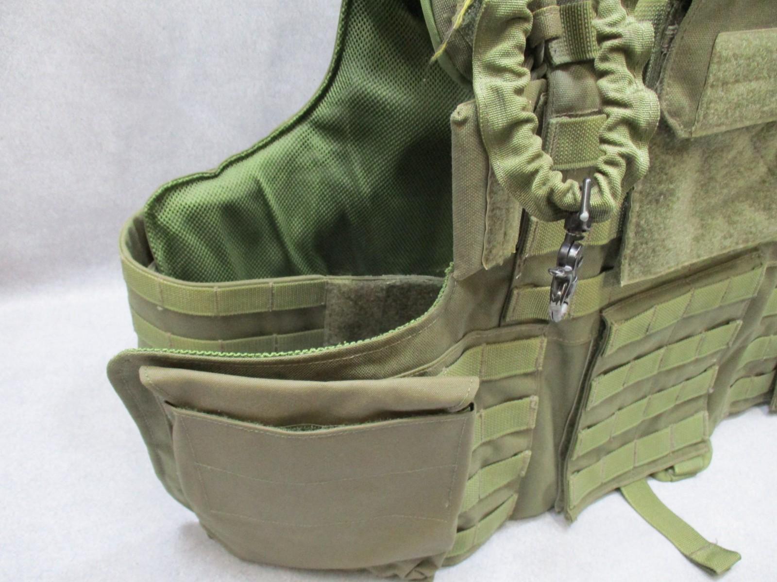 Rare Flyye Industries OD Green Plate Carrier – Large Quick Release Foam Inserts - Centex Military Gear
