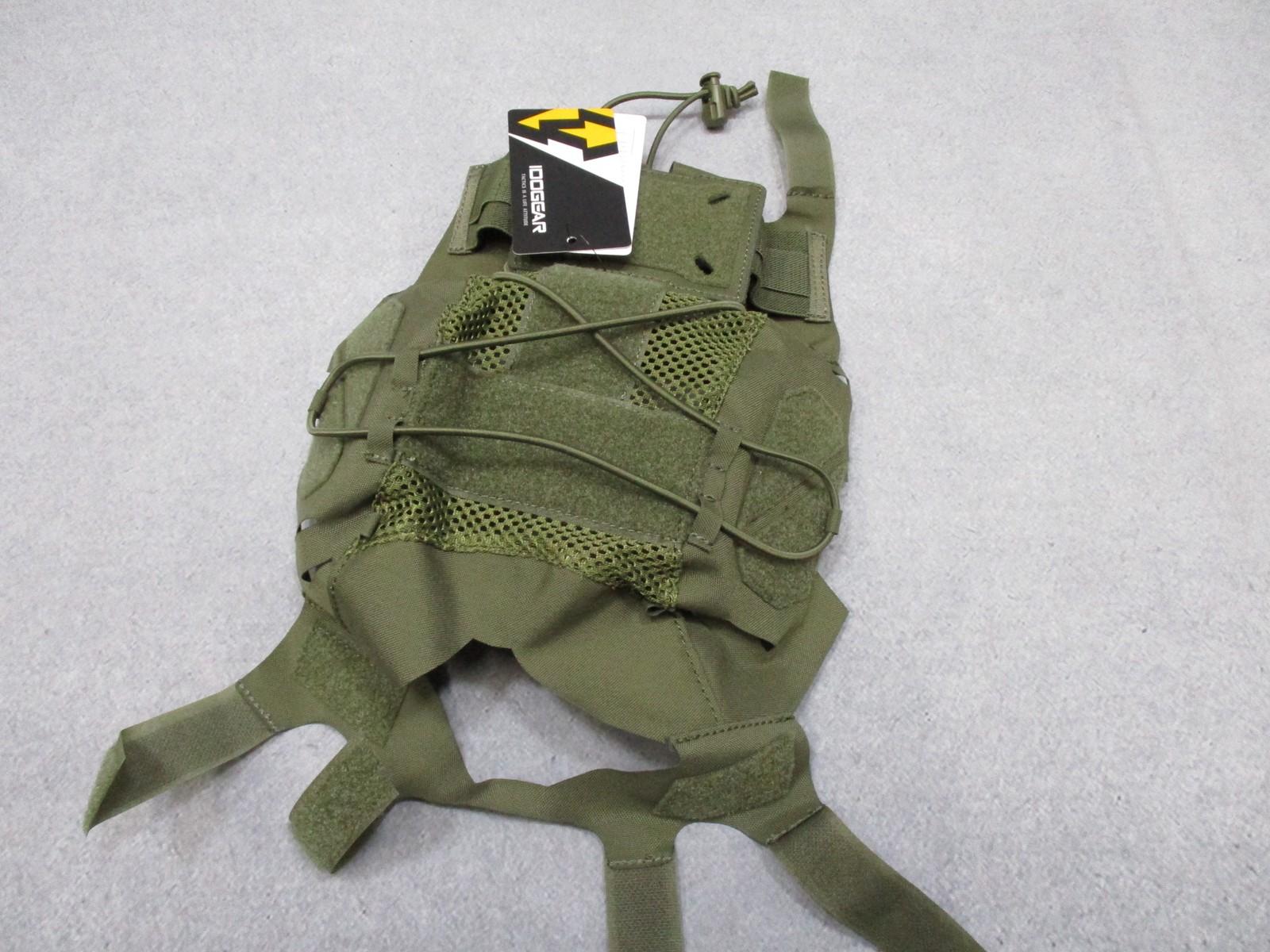 IDOGEAR WENDY Helmet Cover Tactical Nylon M/L High Cut ACH OD Green New - Centex Military Gear