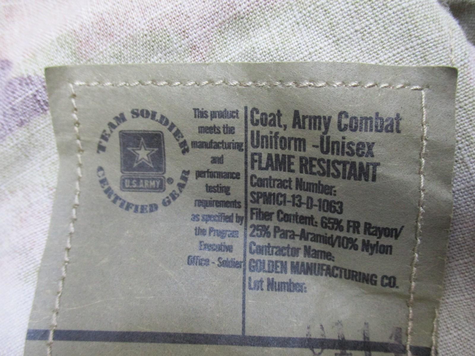 USGI Army OCP Combat Uniform Shirt Coat Flame Resistant Small-XShort NEW - Centex Military Gear