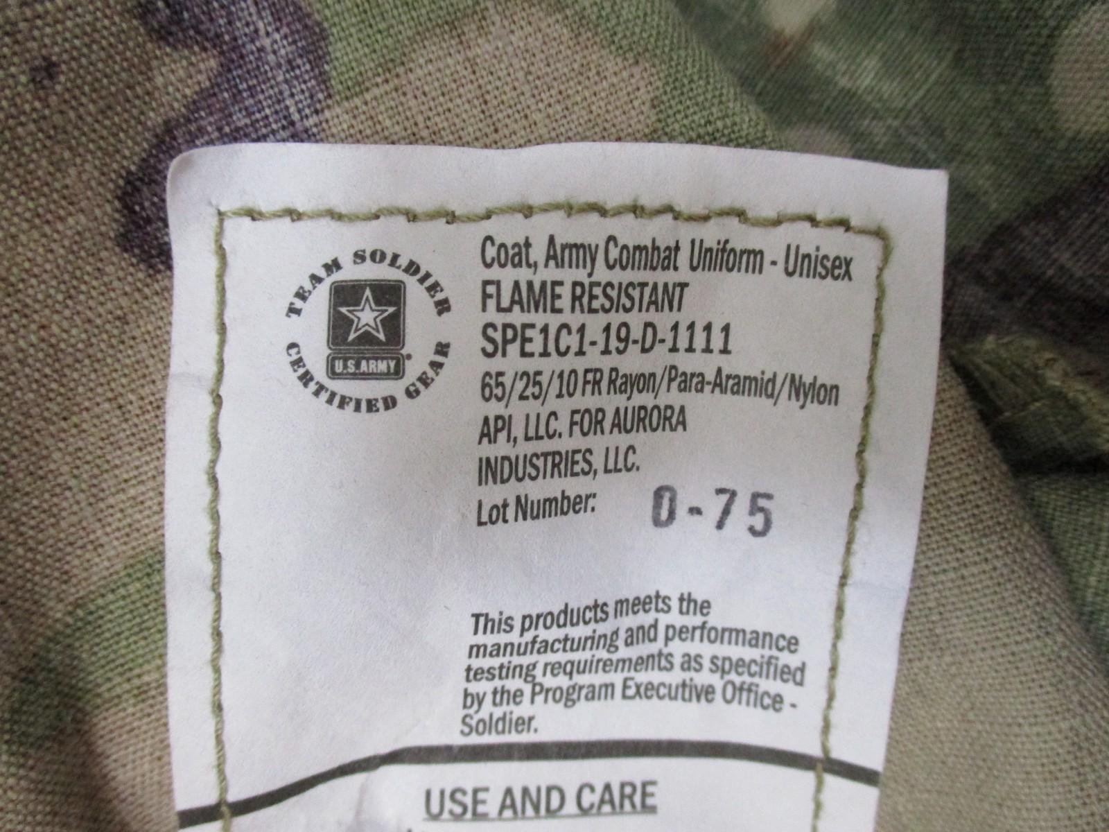 US Army OCP Scorpion Combat Uniform Shirt Medium-Short Flame Resistant New - Centex Military Gear