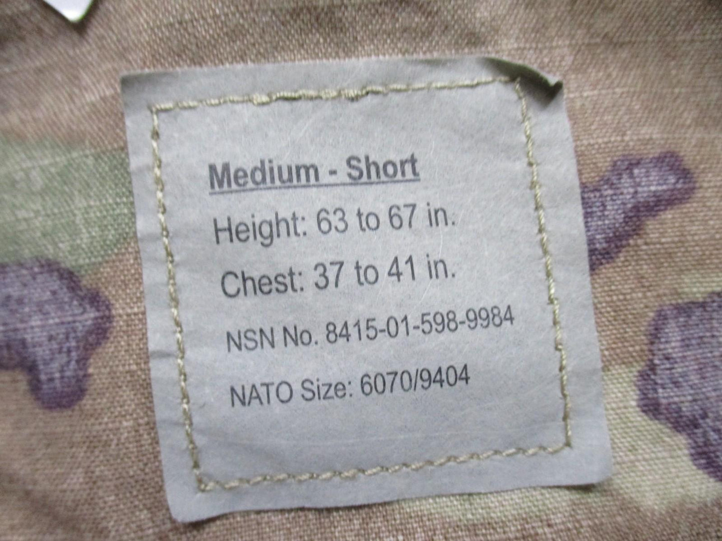 US Army OCP Scorpion Combat Uniform Shirt Medium-Short Flame Resistant New - Centex Military Gear