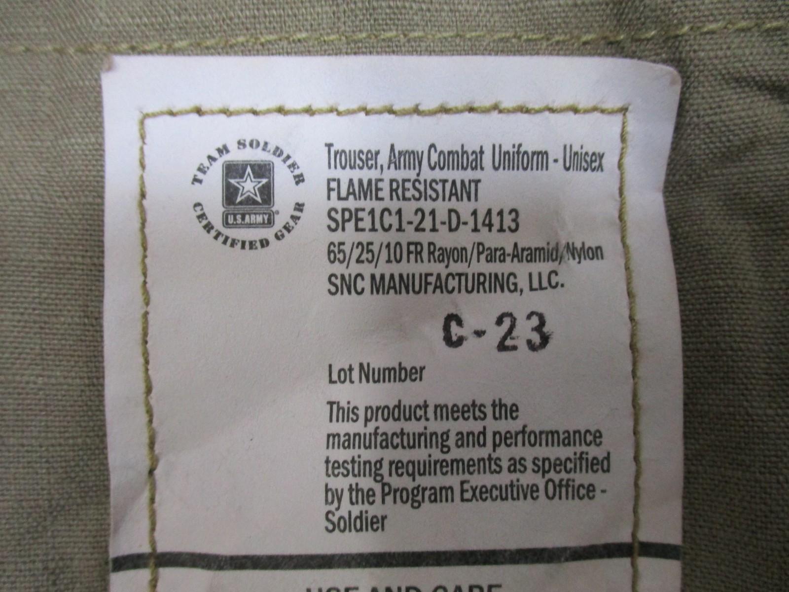 US Army ACU Combat Uniform Pants Flame Resistant Scoprion OCP Small Short - Centex Military Gear