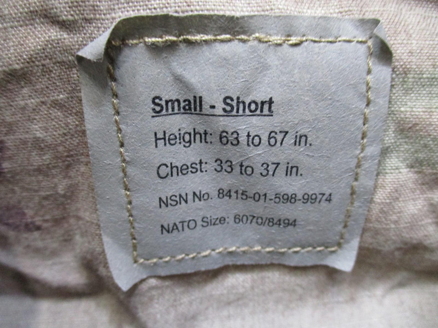 US Army OCP Combat Uniform Shirt Flame Resistant Small Short ACU Scorpion - Centex Military Gear