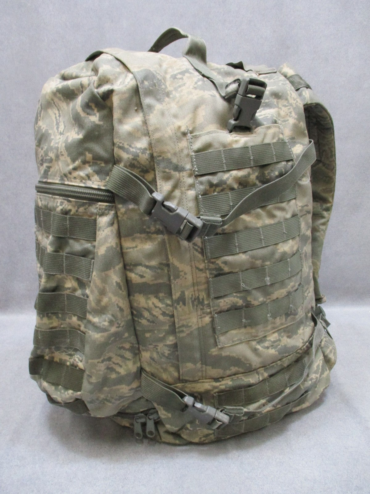 US Air Force 3-Day Assault Pack Tigerstripe Digital Camo Used Missing Waist Belt - Centex Military Gear
