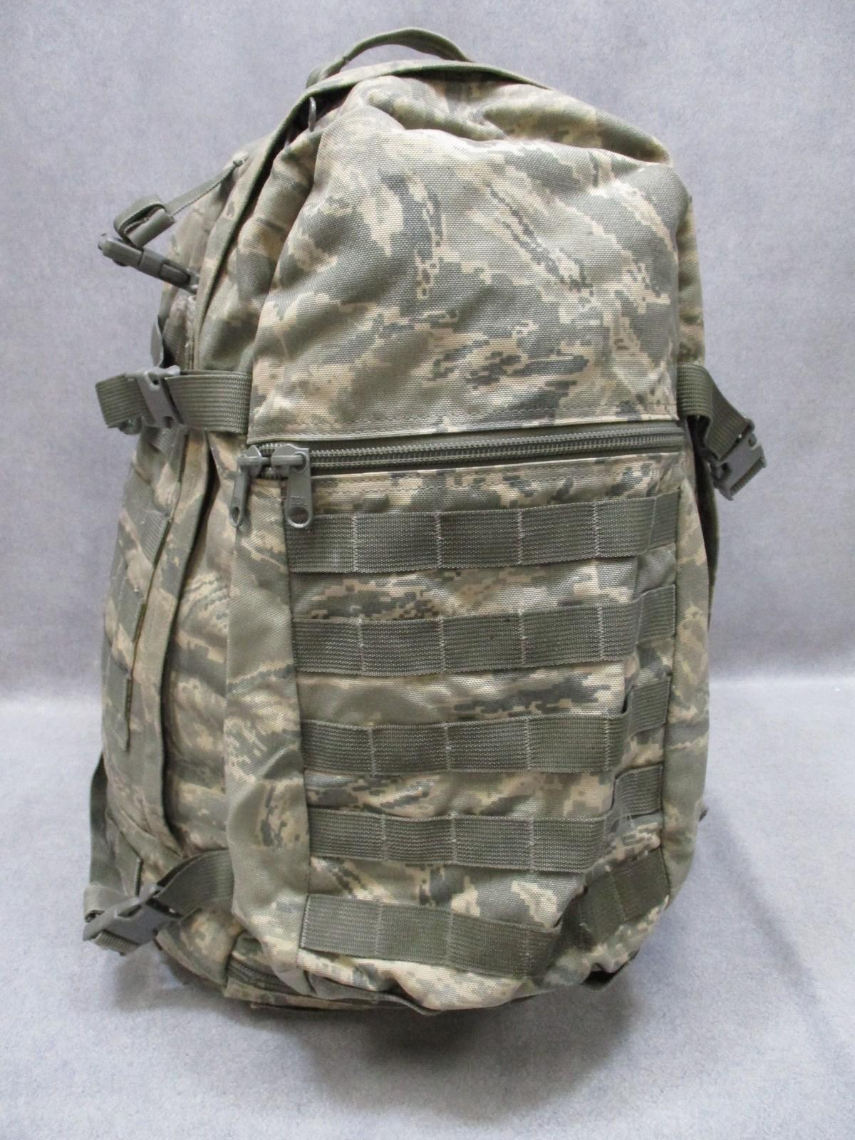 US Air Force 3-Day Assault Pack Tigerstripe Digital Camo Used Missing Waist Belt - Centex Military Gear