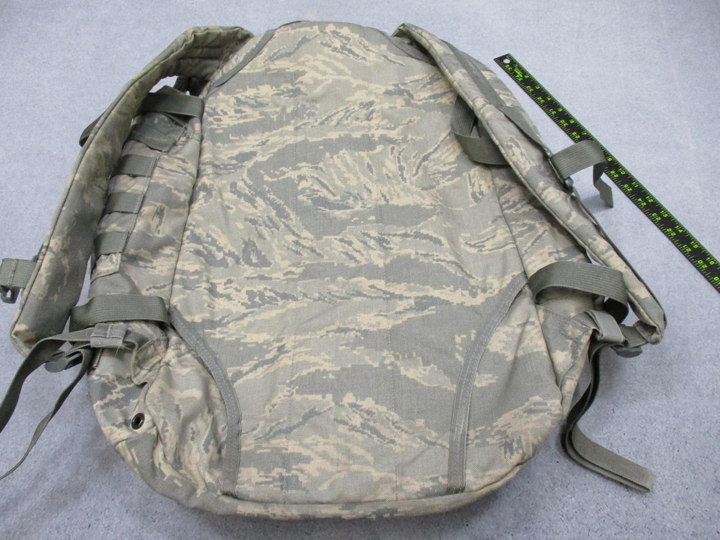 US Air Force 3-Day Assault Pack Tigerstripe Digital Camo Used Missing Waist Belt - Centex Military Gear
