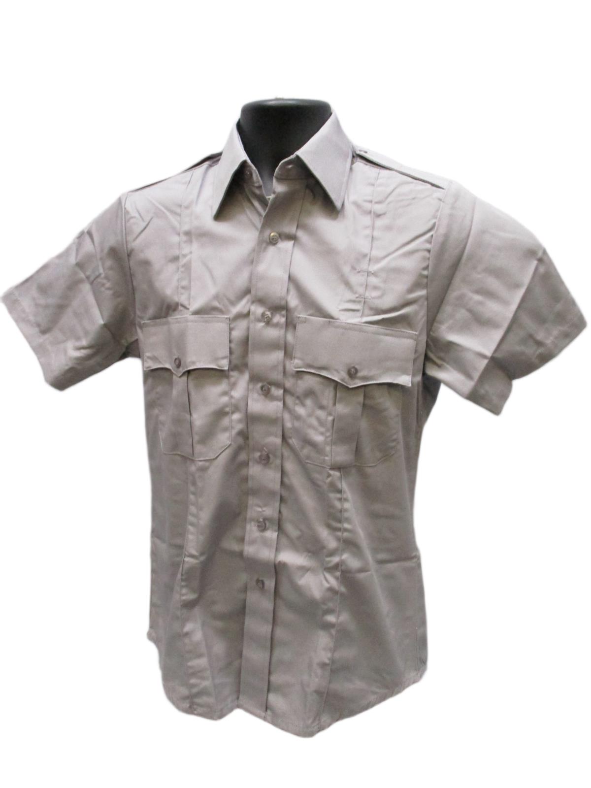 Rothco Tactical Duty Shirt Grey Short Sleeve NEW EMT Security LEO Button-Up - Centex Military Gear
