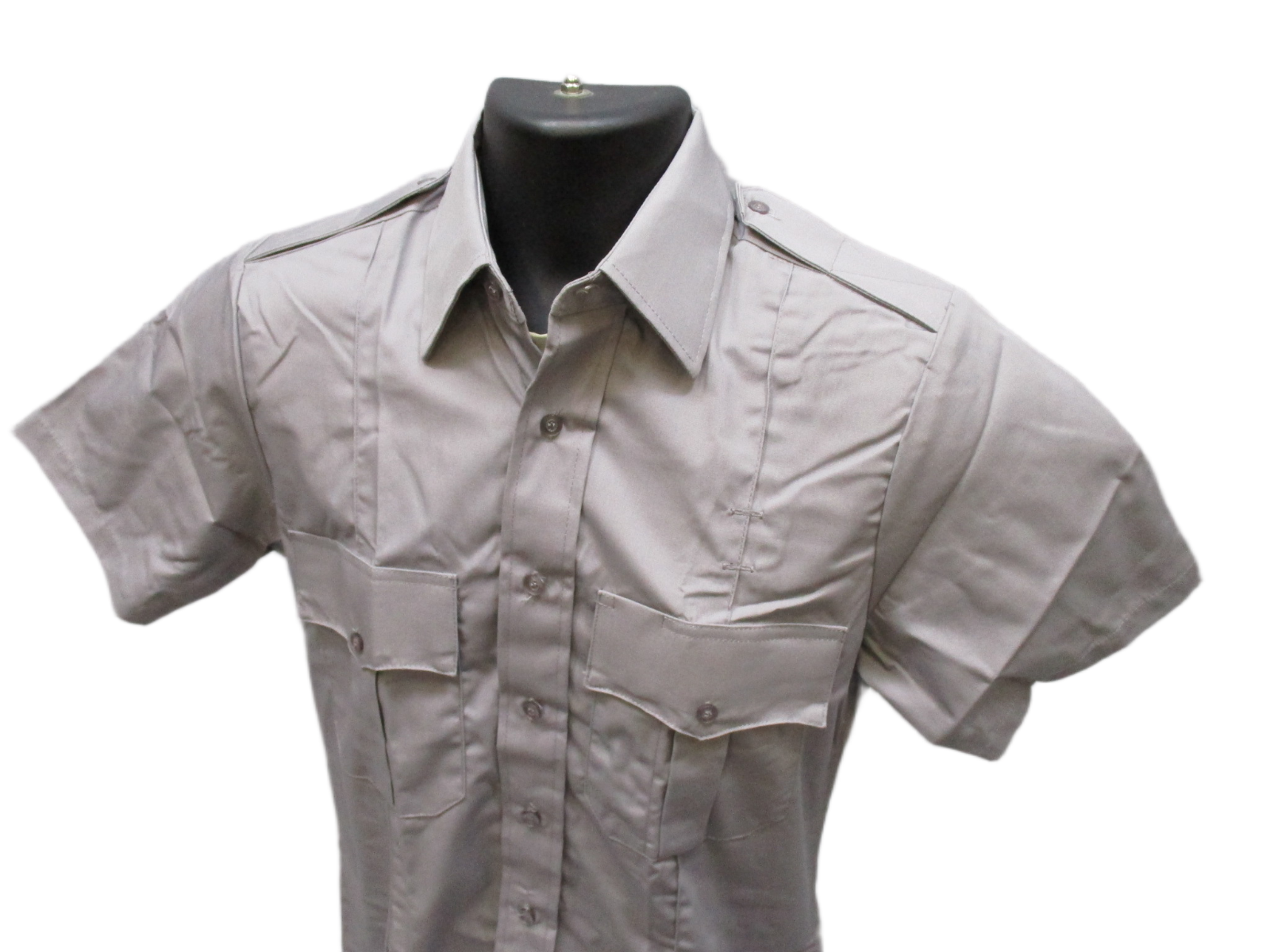 Rothco Tactical Duty Shirt Grey Short Sleeve NEW EMT Security LEO Button-Up - Centex Military Gear