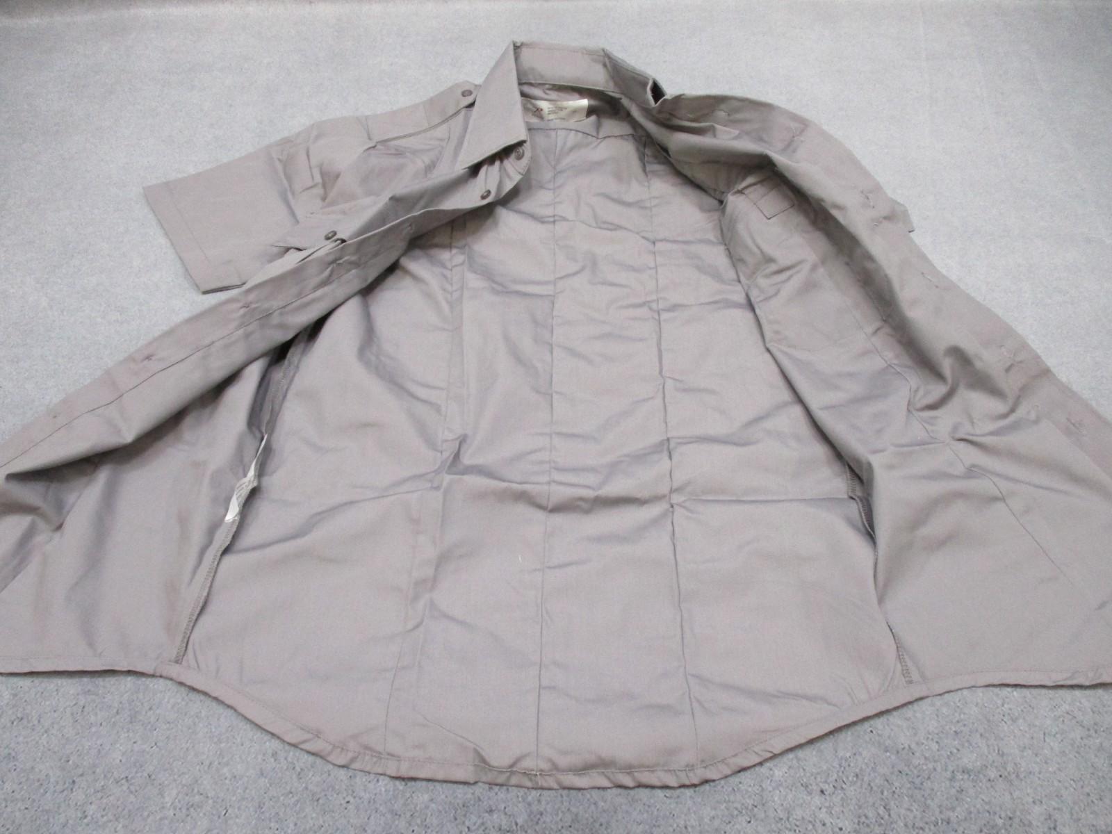 Rothco Tactical Duty Shirt Grey Short Sleeve NEW EMT Security LEO Button-Up - Centex Military Gear