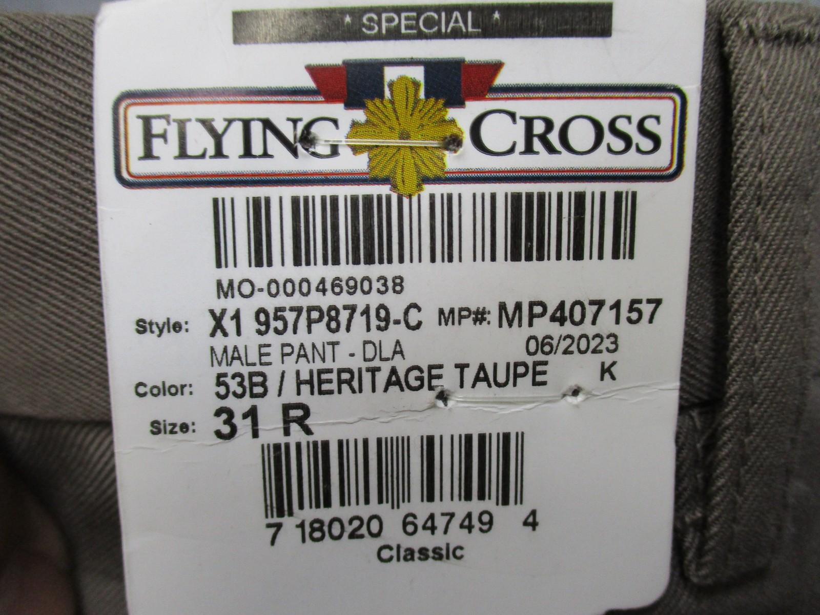 Flying Cross Fechheimer Men's Army Pinks & Greens Pants 31R 55% Poly 45% Wool - Centex Military Gear