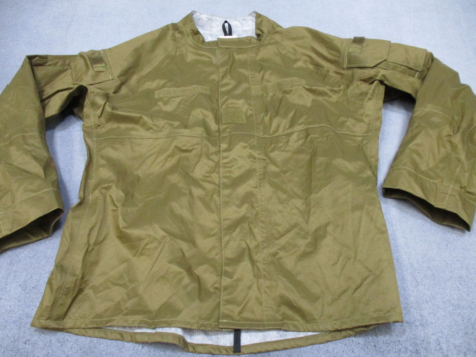 US Military Coat Fuel Handler's Jacket XX-Large Coyote Brown Flame Resistant - Centex Military Gear