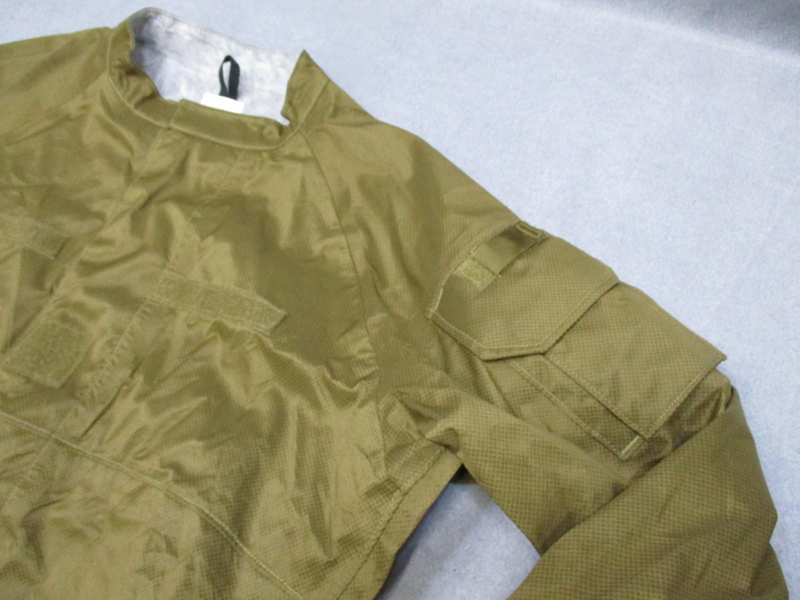 US Military Coat Fuel Handler's Jacket XX-Large Coyote Brown Flame Resistant - Centex Military Gear