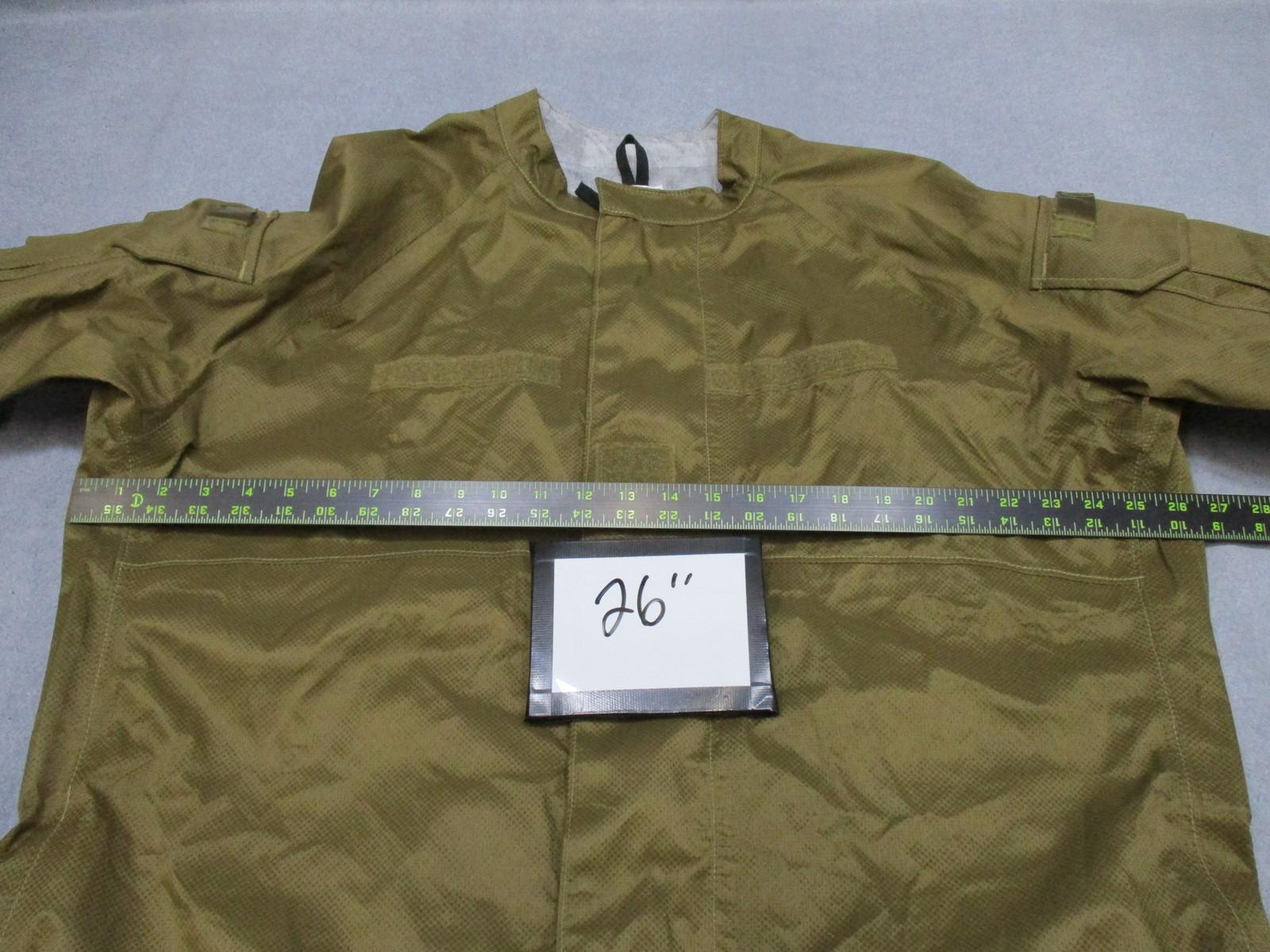 US Military Coat Fuel Handler's Jacket XX-Large Coyote Brown Flame Resistant - Centex Military Gear